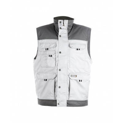 Dassy bodywarmer HULST | 350051 | wit/cementgrijs Dassy bodywarmer HULST | 350051 | wit/cementgrijs