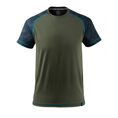 T-shirt, vochtafdrijvend,moderne pasvorm | 17482-944 | 033-mosgroen T-shirt, vochtafdrijvend,moderne pasvorm | 17482-944 | 033-mosgroen