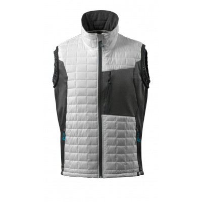 Thermovest met CLIMascot | 17165-318 | 0618-wit/donkerantraciet Thermovest met CLIMascot | 17165-318 | 0618-wit/donkerantraciet