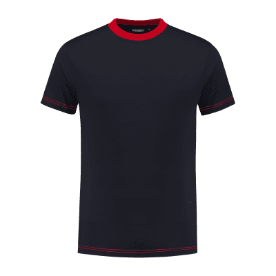 Indushirt TS 180 T-shirt marine-rood Indushirt TS 180 T-shirt marine-rood