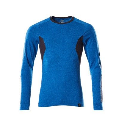 Mascot 18381-959 T-shirt, met lange mouwen azur blauw/donker marine Mascot 18381-959 T-shirt, met lange mouwen azur blauw/donker marine