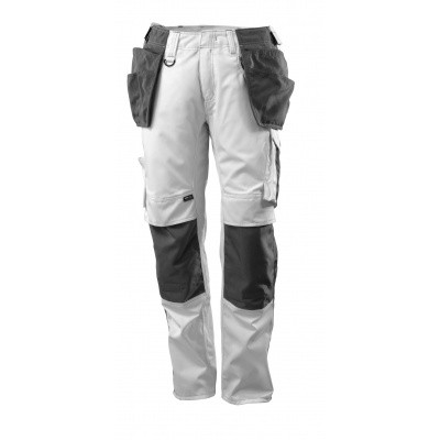 Broek met spijkerzakken, lichtgewicht | 17631-442 | 0618-wit/donkerantraciet Broek met spijkerzakken, lichtgewicht | 17631-442 | 0618-wit/donkerantraciet
