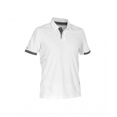 Dassy polo TRAXION | 710026 | wit/antracietgrijs Dassy polo TRAXION | 710026 | wit/antracietgrijs
