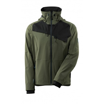 Jack, stretch, waterdicht | 17001-411 | 03309-mosgroen/zwart Jack, stretch, waterdicht | 17001-411 | 03309-mosgroen/zwart