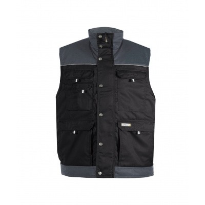 Dassy bodywarmer HULST | 350051 | zwart/cementgrijs Dassy bodywarmer HULST | 350051 | zwart/cementgrijs