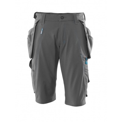 Shorts, afneembare spijkerzakken,stretch | 17149-311 | 018-donkerantraciet Shorts, afneembare spijkerzakken,stretch | 17149-311 | 018-donkerantraciet