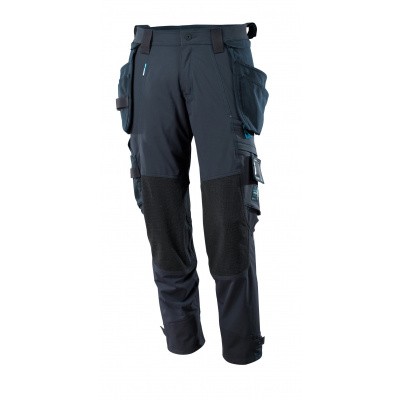 Mascot werkbroek met afneembare spijkerzakken, stretch | 17031-311 | 010-donkermarine Mascot werkbroek met afneembare spijkerzakken, stretch | 17031-311 | 010-donkermarine