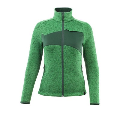 Mascot 18155-951 Gebreide trui met rits gras groen/groen Mascot 18155-951 Gebreide trui met rits gras groen/groen
