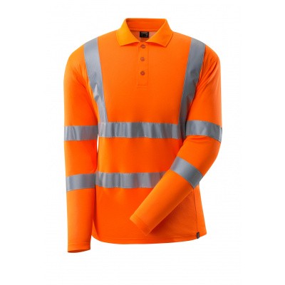 Poloshirt, lange mouwen, klasse 3 | 18283-995 | 014-hi-vis oranje Poloshirt, lange mouwen, klasse 3 | 18283-995 | 014-hi-vis oranje