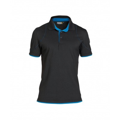 Dassy polo ORBITAL | 710011 | zwart/azuurblauw Dassy polo ORBITAL | 710011 | zwart/azuurblauw