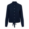 Afbeelding van &Co Women blouse Lotus - Night Blue