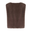 Afbeelding van G-Maxx gilet Lalita - Dark brown
