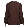 Afbeelding van &Co Women blouse Marbelle - Chocolate