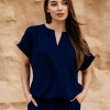 Afbeelding van &Co Women top Nola - Ink Blue