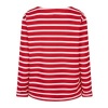 Afbeelding van Red Button sweater SRB4755 Terry stripe - Red