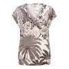 Afbeelding van &Co Women top Lucia Choco Duo - Chocolate multi