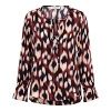 Afbeelding van &Co Women blouse Melina Faded Small - Wine Red
