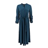 Afbeelding van FOS jurk Lola uni pique - Petrol