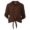 Afbeelding van Enjoy blouse 503105 - D.bruin