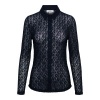 Afbeelding van &Co Women blouse Tina lace - Night Blue