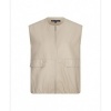 Afbeelding van Red Button gilet SRB5040 - Ivy faux leather - Pebble