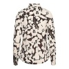 Afbeelding van &Co Women blouse Lotte Big Flower - Chocolate multi