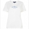 Afbeelding van Red Button t-shirt SRB4817 Temmy - Offwhite/Jeansblue
