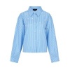 Afbeelding van G-Maxx blouse Wenya-Celestial blue/offwhite