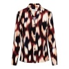 Afbeelding van &Co Women blouse Vayen Faded Big - Wine Red
