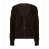 Afbeelding van Red Button vest SRB5115 Fuzzy - Espresso