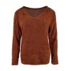 Afbeelding van FOS trui Bella chenille - Cognac