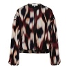 Afbeelding van &Co Women jasje Diede Faded Big - Wine Red multi