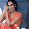 Afbeelding van &Co Women jurk Miranda - Papaya