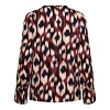 Afbeelding van &Co Women blouse Melina Faded Small - Wine Red