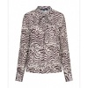 Afbeelding van Red Button blouse SRB5061 Zebra - Burgundy