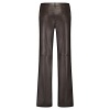 Afbeelding van Red Button broek SRB4627 Colette Faux Leather - Brown
