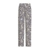 Afbeelding van Batida broek 2405 - Cream Line Print