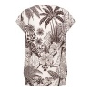 Afbeelding van &Co Women top Lucia Choco Duo - Chocolate multi