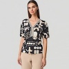 Afbeelding van Batida top 2421-Black luxe print