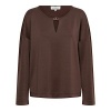 Afbeelding van &Co Women top Daca - Chocolate