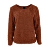 Afbeelding van FOS trui Sisi chenille - Cognac