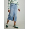 Afbeelding van COJ Denim rok Evelyn - Light Blue Fringe