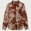Afbeelding van Elvira blouse Angela - Blue frost blossom