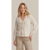 Afbeelding van G-Maxx blouse Sorcha - Sand/Light Camel