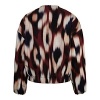 Afbeelding van &Co Women jasje Diede Faded Big - Wine Red multi