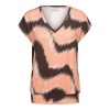 Afbeelding van &Co Women top Lucia Zigzag - Chocolate multi