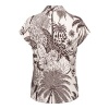 Afbeelding van &Co Women blouse Valetta Choco Duo - Chocolate