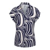 Afbeelding van &Co Women blouse Valetta Weave - Blue multi