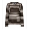 Afbeelding van Red Button top SRB5085B Terry stripe - Brown/Creme