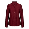 Afbeelding van &Co Women blouse Lotte Jaquard - Wine Red